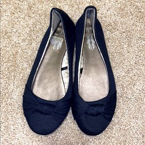 Navy blue Charles Albert flats